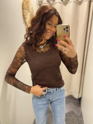 Blouse Lyria Brune