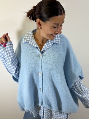 Pull Cléo Bleu Ciel