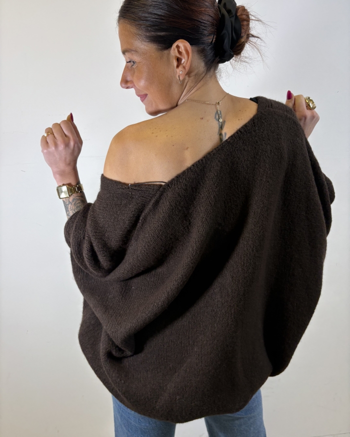 Pull Cléo Brun