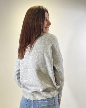 Pull Wenda Gris Clair