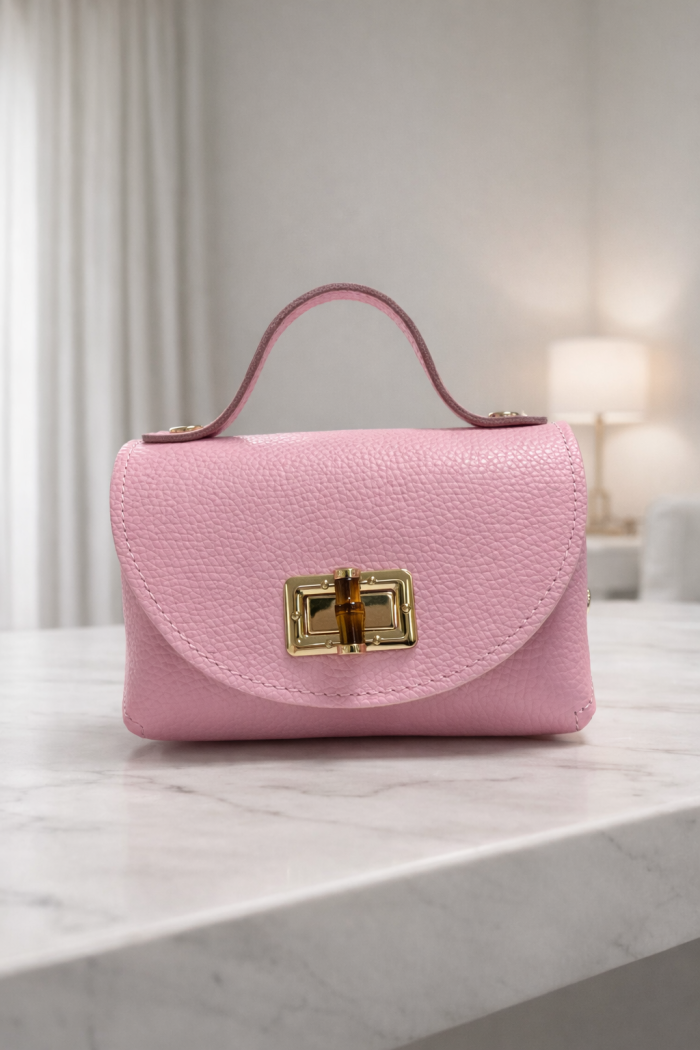 Sac Essentia Cuir Rose