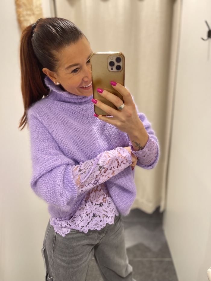 Top Capucine Mauve