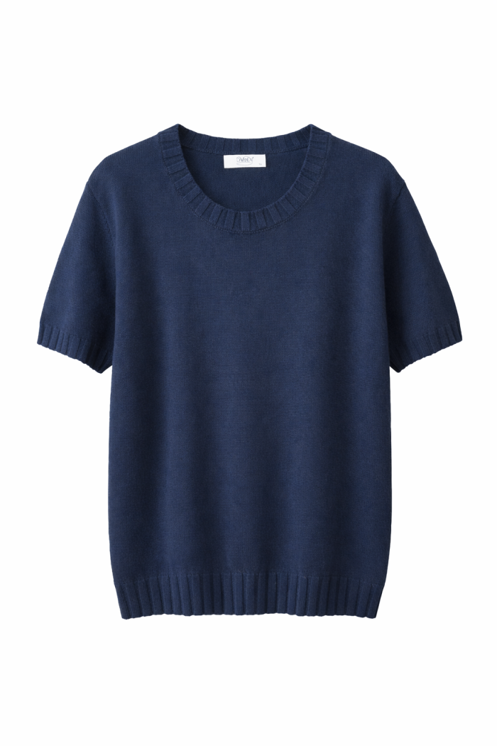 Pull Liey Viscose Bleu 