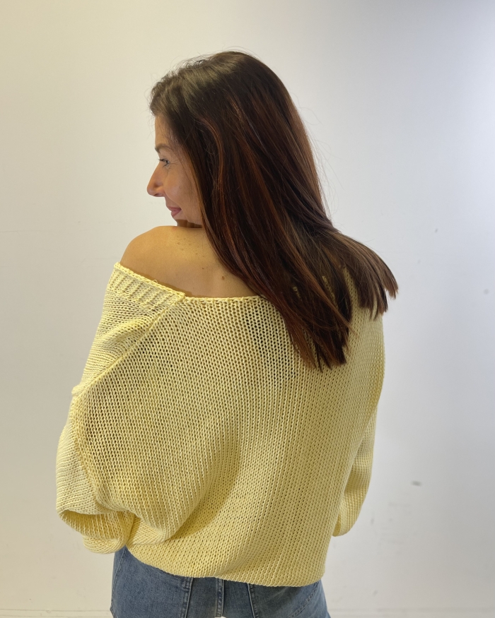 Pull Opaline Jaune