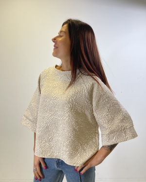 Blouse Nacre Beige Gaïa