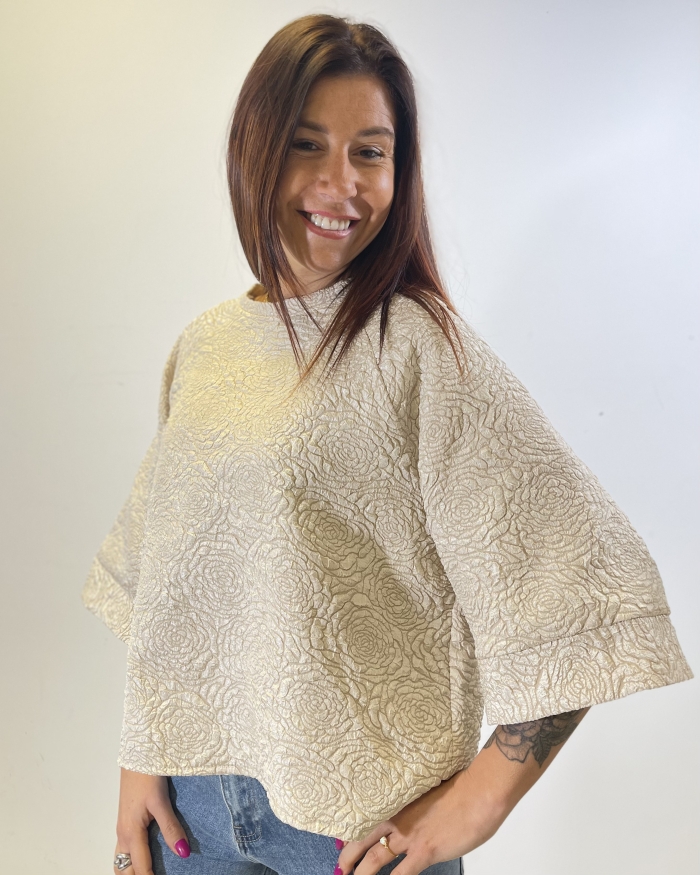 Blouse Nacre Beige Gaïa