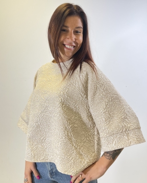 Blouse Nacre Beige Gaïa