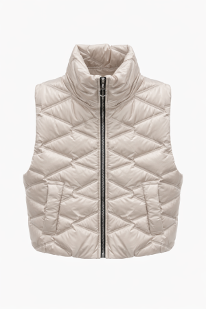 Veste sans manche beigette