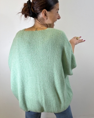 Pull Cléo VERT D'EAU