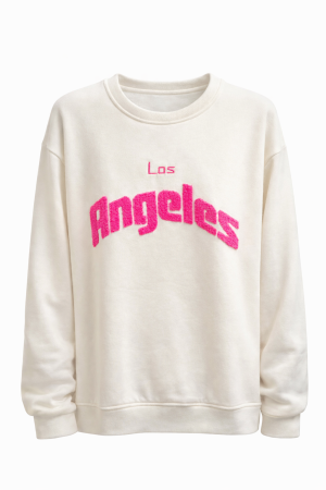 Pull Los Angeles Blanc