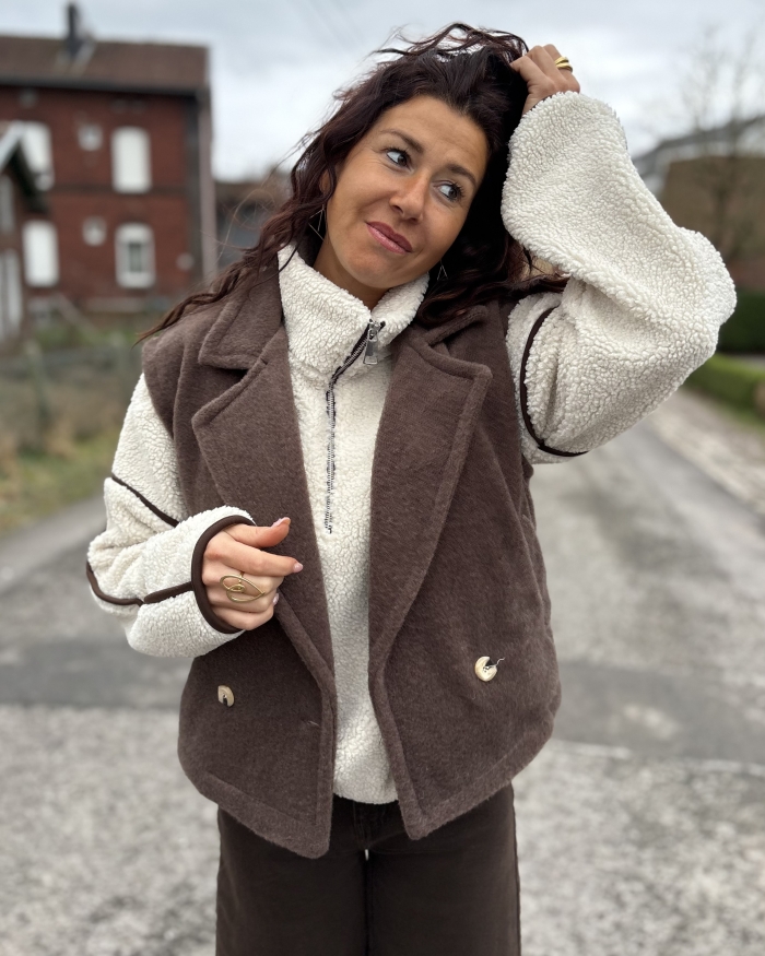 Veste Romy Brune