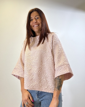Blouse Nacre Rose Gaia