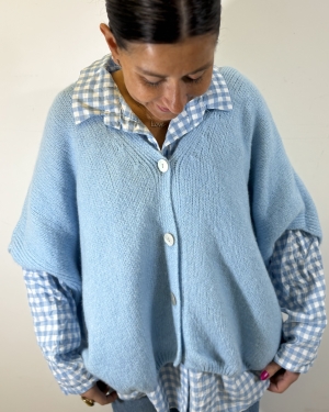 Pull Cléo Bleu Ciel