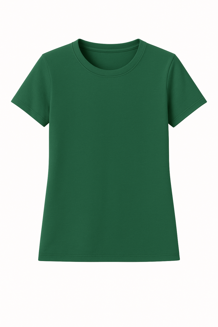 T-shirt performance uni vert
